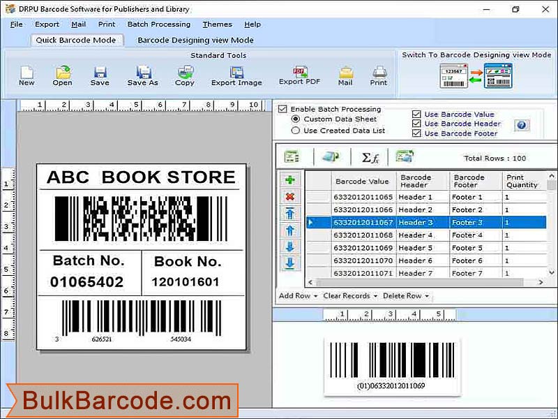 Publishing Industry Barcode Software 7.3.0.1