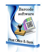 Linear and 2D barcode Software for Post Office and Bank
