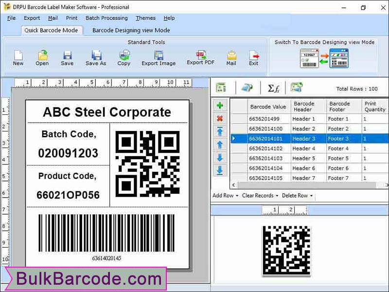 Screenshot of Barcode Inventory 5.2.7