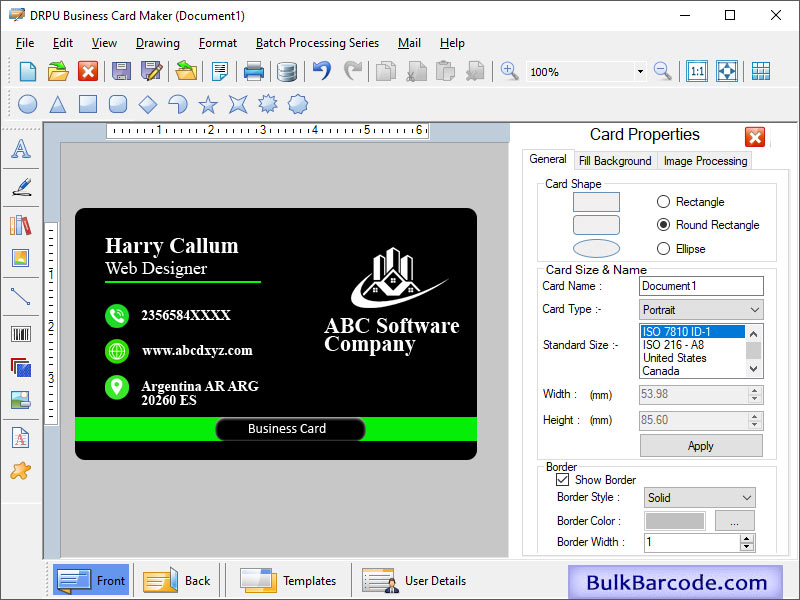 Create Business Cards Windows 11 download
