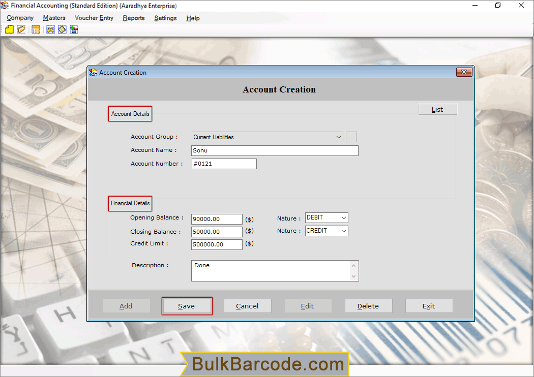 Account Creation