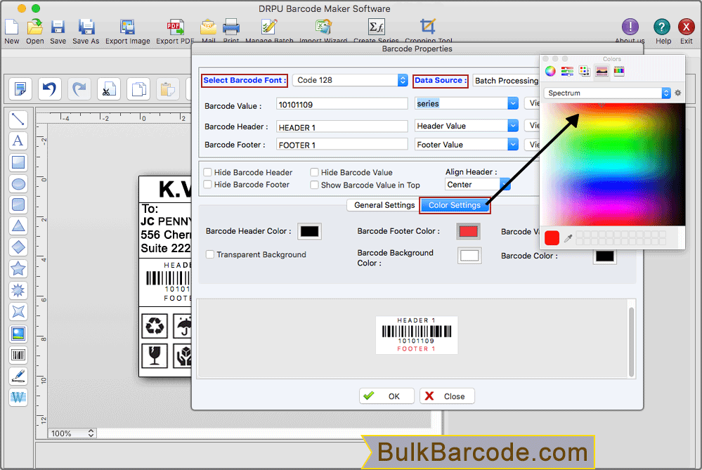 Color Settings