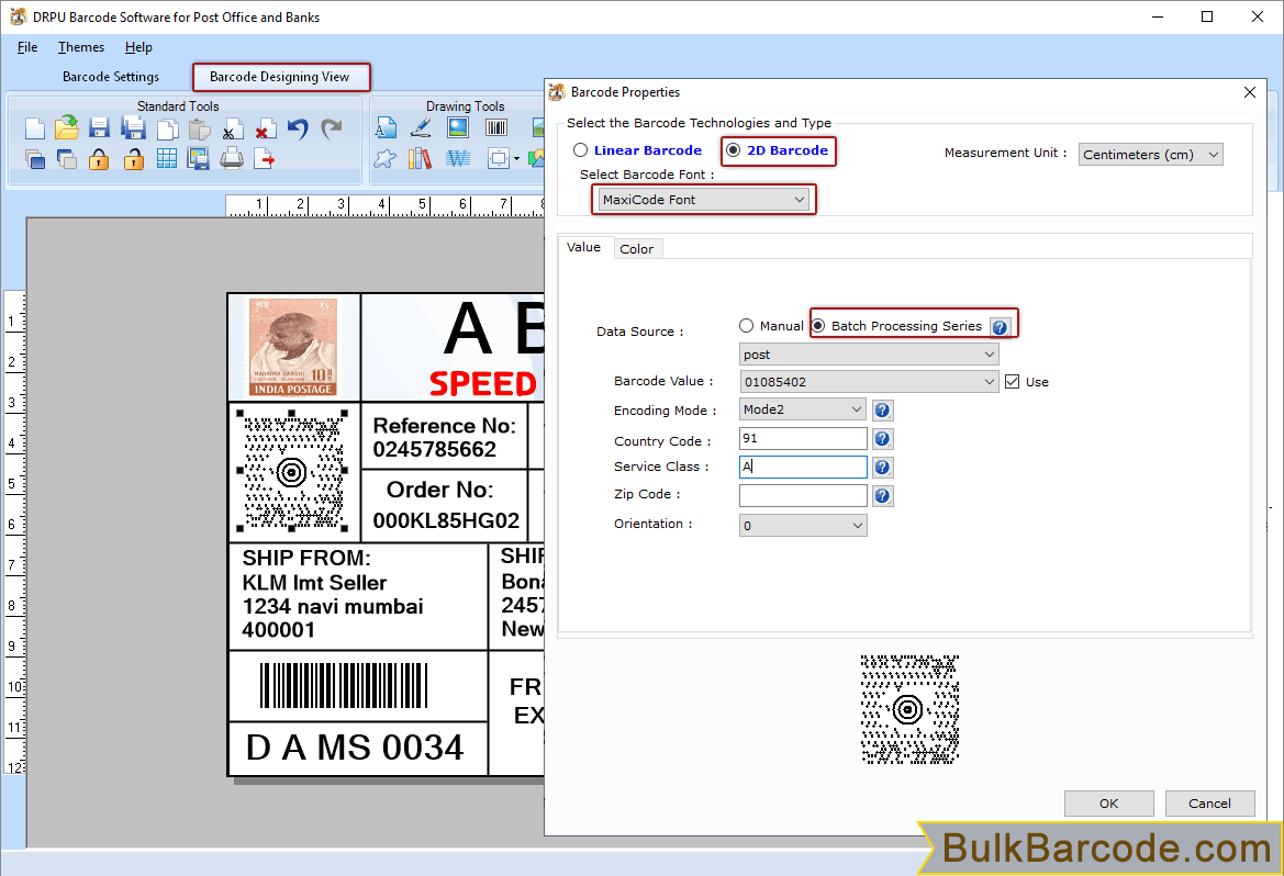 Barcode Properties